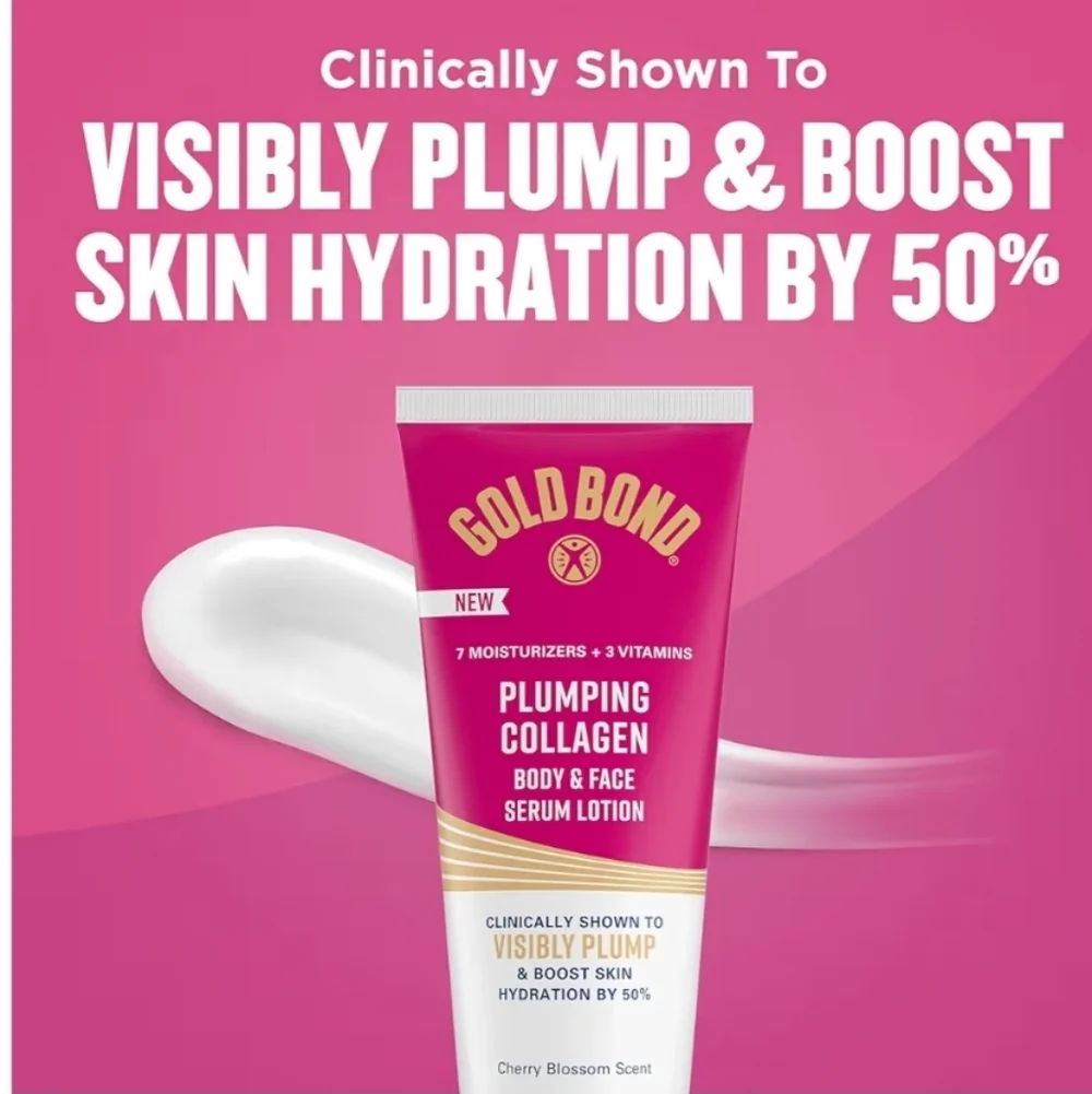 2 Pks Gold BondCollagen Body And Face Lotion